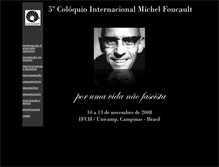 Tablet Screenshot of coloquiofoucault2008.mpbnet.com.br